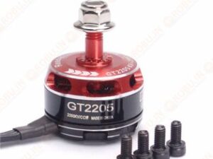GT2205 2300KV Brushless DC Motor – Black Cap (CW Motor Rotation)