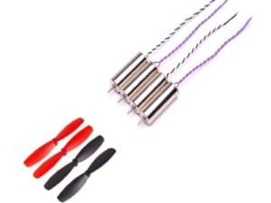 55mm Blade Propeller+720 CW & CCW Brushed Motor For Indoor Racing Drone